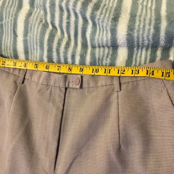 Pendleton cream small checkered loose fit trousers size 14 - Picture 9 of 10